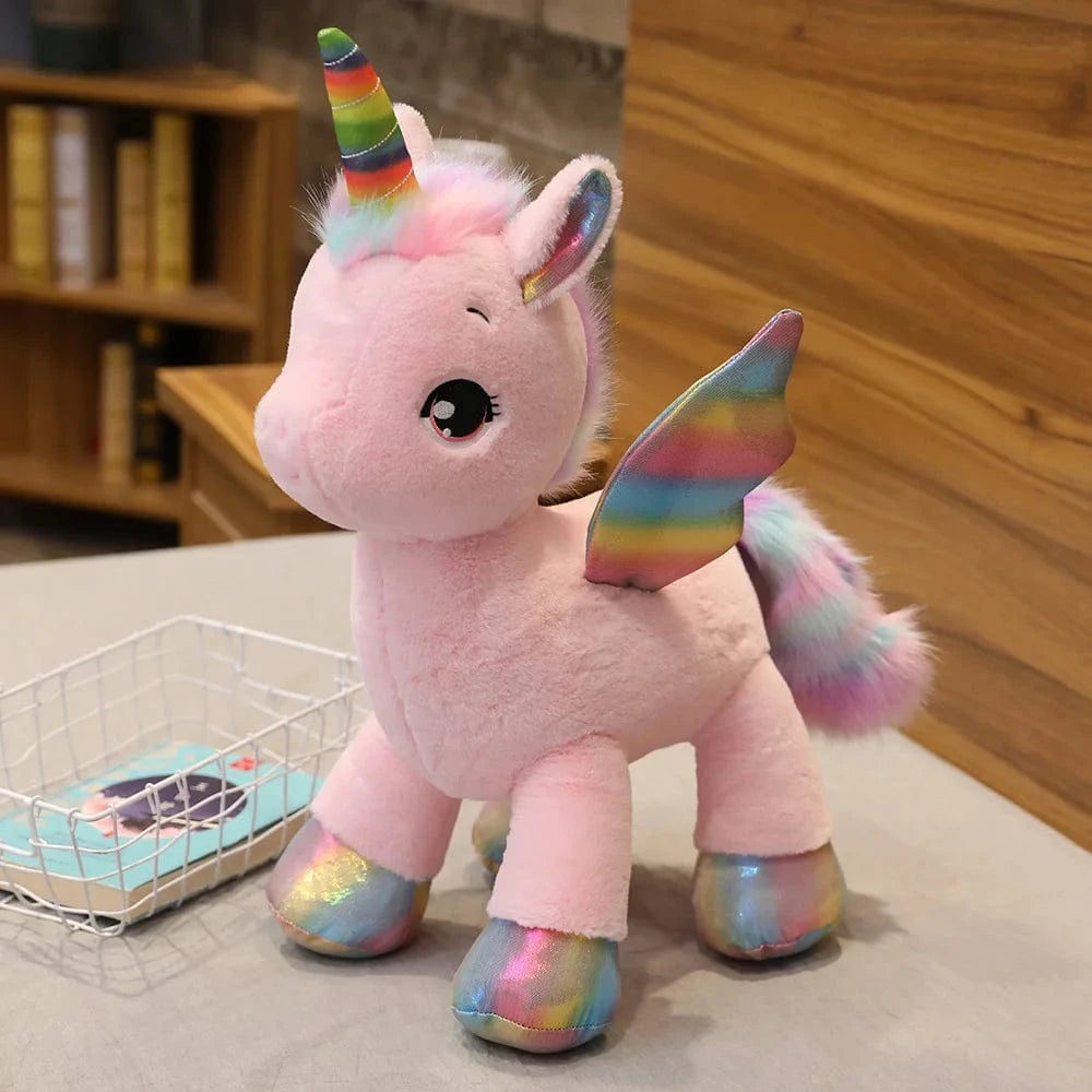 Glowing Winged Alicorn Unicorn Plush Toy