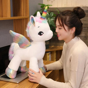 Glowing Winged Alicorn Unicorn Plush Toy