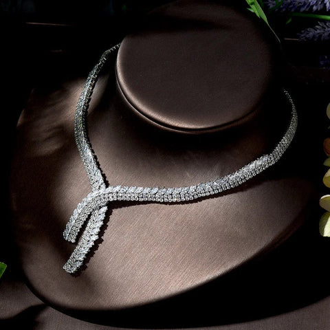 Image of New Classic 4pcs Jewelry Set With Cubic Zirconia for Women  from Almas Collections