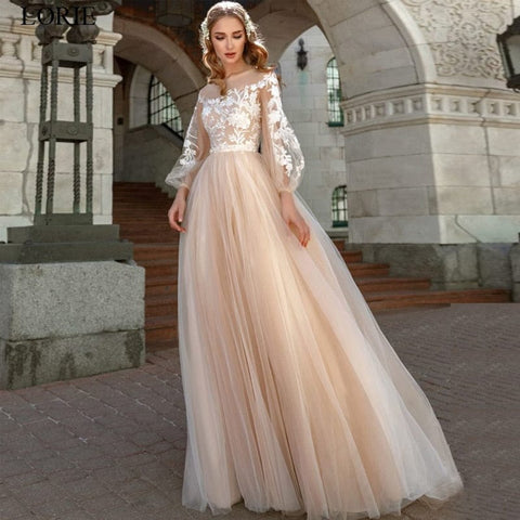 Image of Tulle Boho Wedding dress