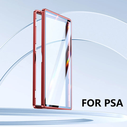 Image of Red color Graded Trading Cards Protector Case for PSA Slabs Display Box