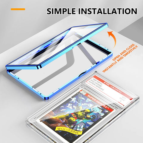 Image of Simple to use Graded Trading Cards Protector Case for BGS PSA Slabs Display Box