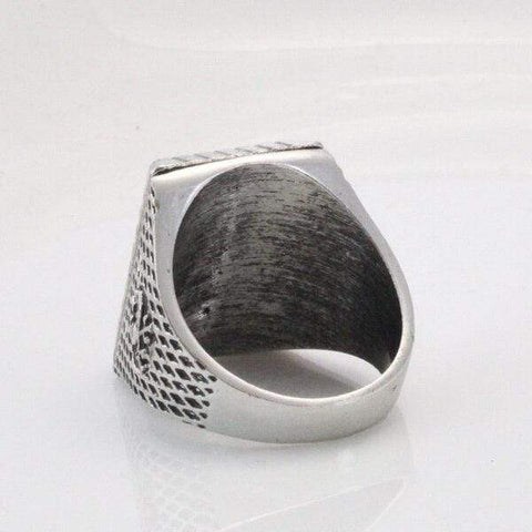 Image of Antique Silver Zulfiqar Sword of Imam Ali Ring
