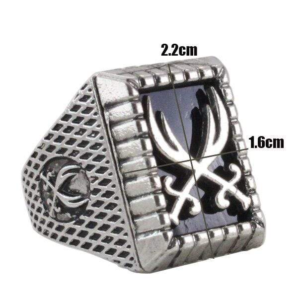 Antique Silver Zulfiqar Sword of Imam Ali Ring size