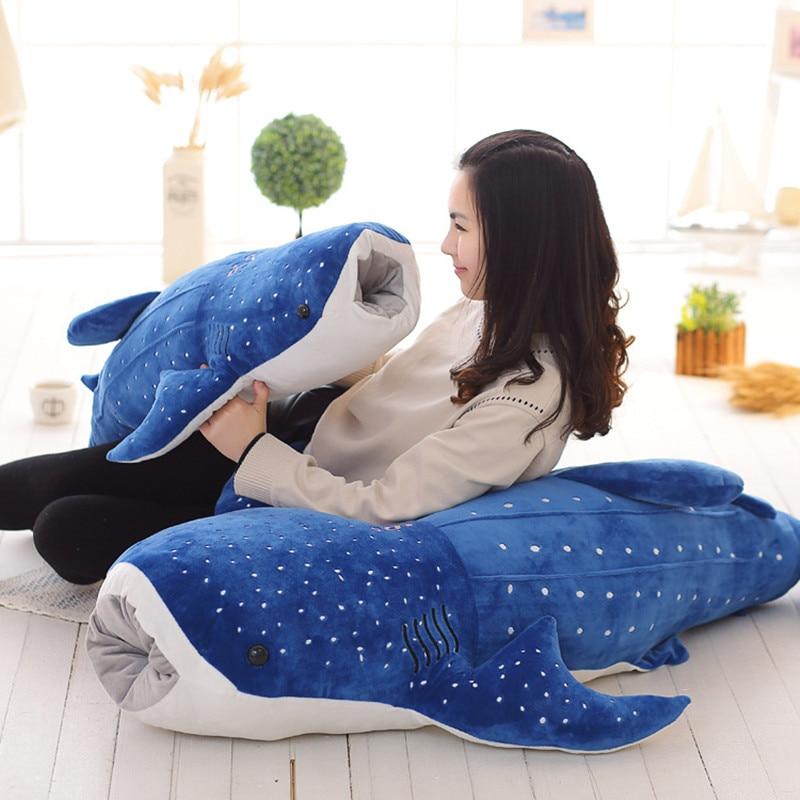 Blue, Gray or Pink Whale Shark Plush Toys sizes 50-150cm  from Almas Collections