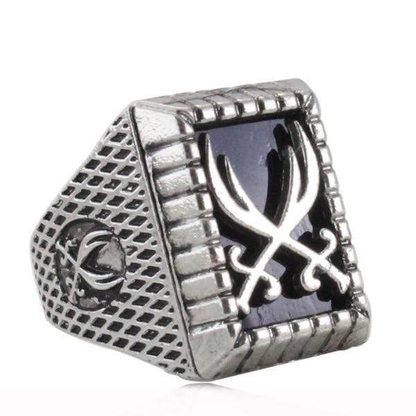 Antique Silver Zulfiqar Sword of Imam Ali Ring