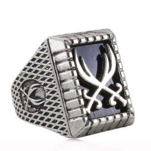 Antique Silver Zulfiqar Sword of Imam Ali Ring