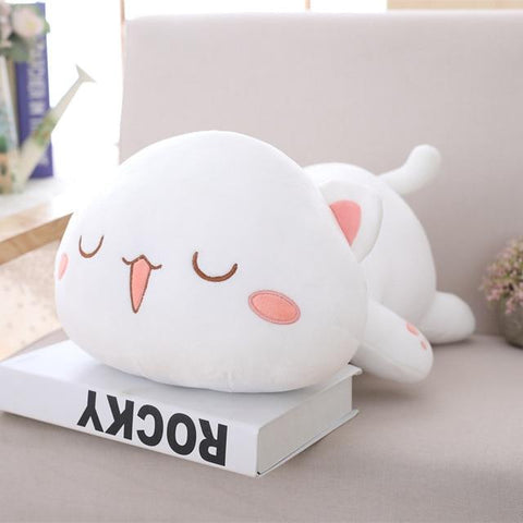 Image of Cute Cat Plush Toy in white colour