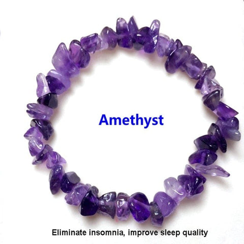 Image of Real Amethyst stone bracelet from Almas Collections
