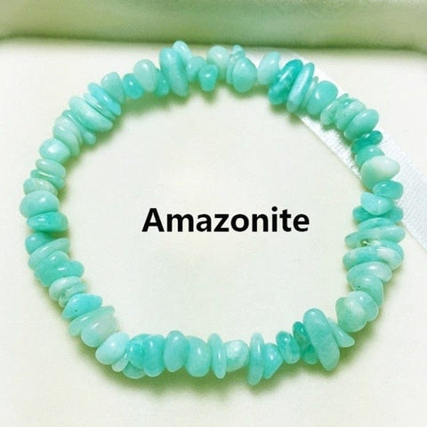 Image of Amazonite stone bracelet from Almas Collections