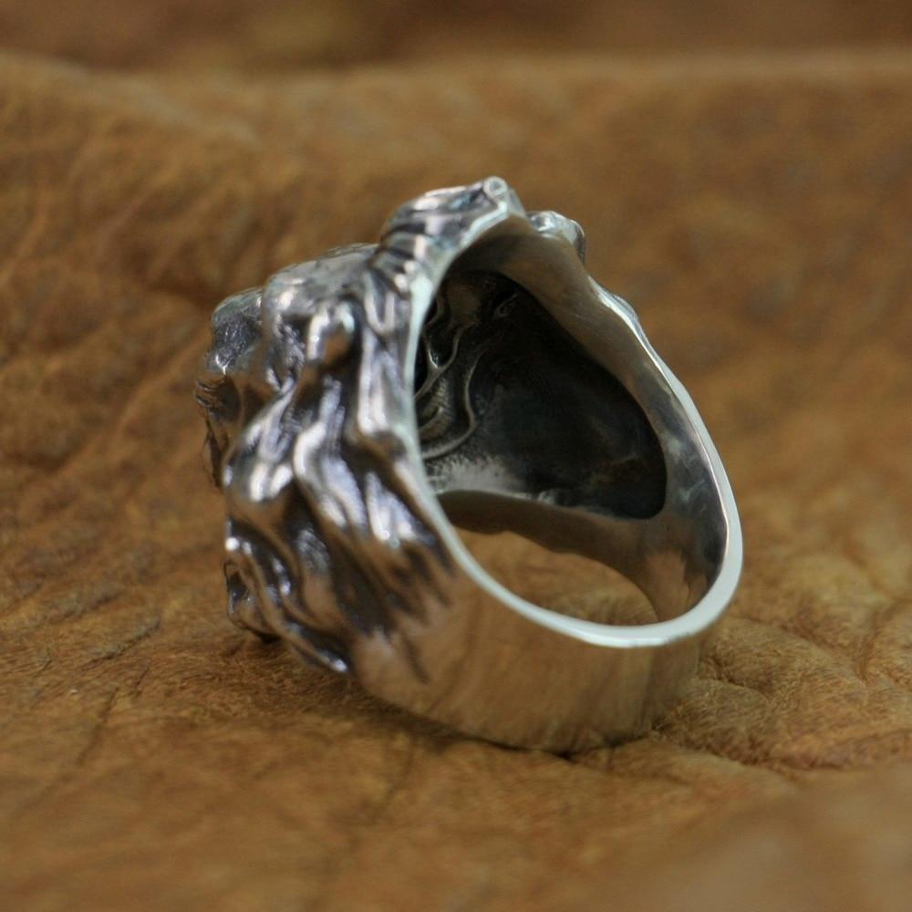 New Lion Real 925 Sterling Silver Ring NS3 IS1 IS2 VAL1 Almas Collections  men real 925 sterling silver ring