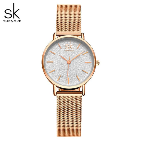 Image of Super Slim Sliver Mesh Stainless Steel Watches Women AW2