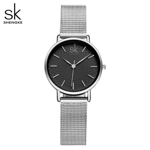 Image of Super Slim Sliver Mesh Stainless Steel Watches Women AW2