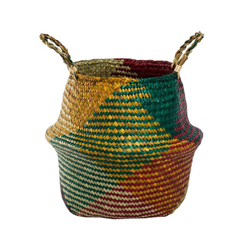 Image of Rattan Seagrass Wicker Basket Pot HM1 hm1