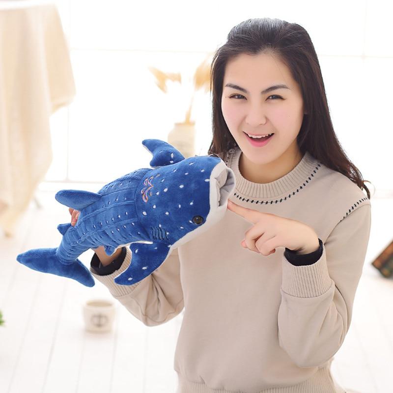Blue, Gray or Pink Whale Shark Plush Toys sizes 50-150cm  from Almas Collections