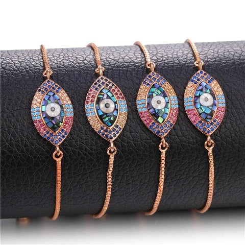 Image of Turkish Evil Eye Charm Bracelets from Almas Collections