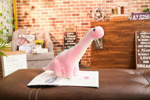 Plush Dinosaur Toys in pink colour from Almas Collections