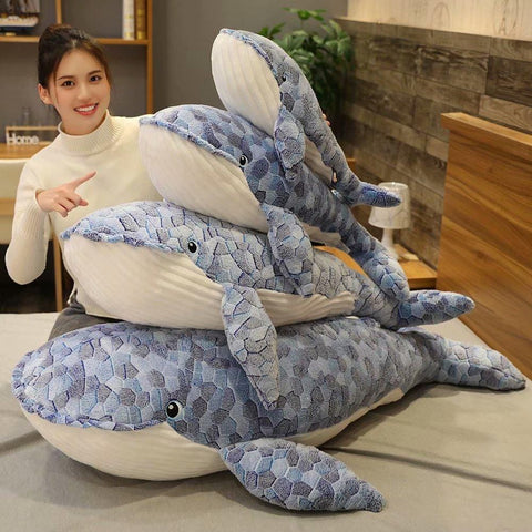 Image of Giant Plush Whale Toy from Almas Collections