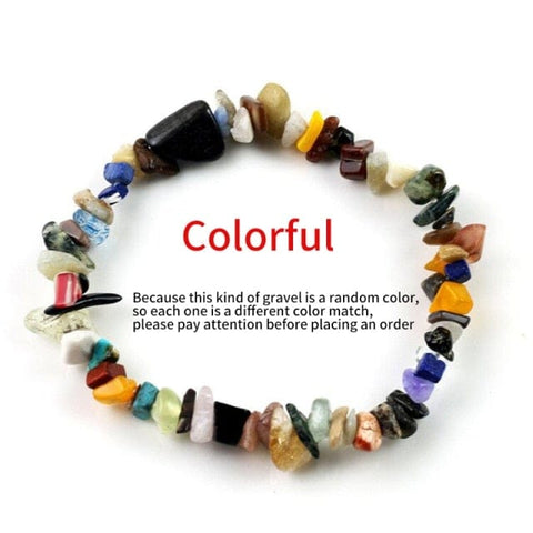 Image of Mixed Real colorful Stones Bracelet from Almas Collections