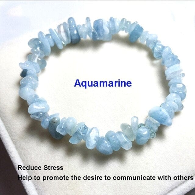 Aquamarine Stone Bracelet from Almas Collections