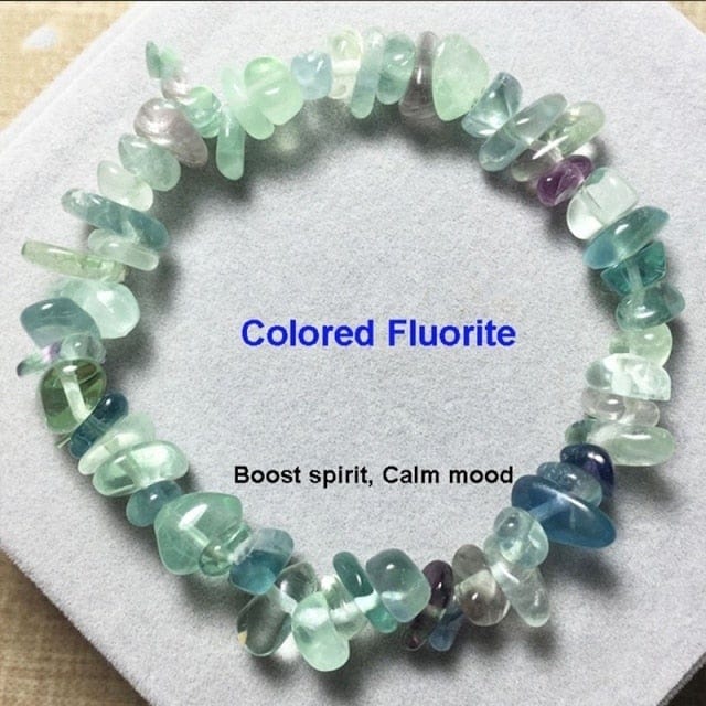 Colored Stone Fluorite Bracelet from Almas Collections