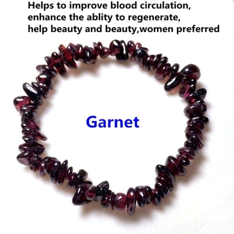 Image of Garnet stone bracelet from Almas Collections