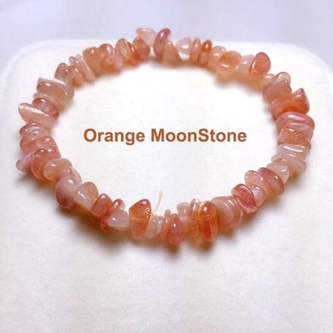 Image of Orange moonstone Bracelet from Almas Collections