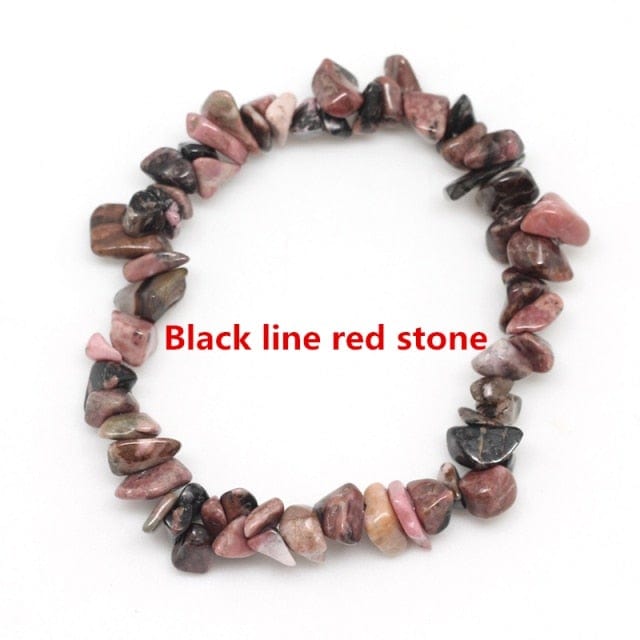 Black line red Stone bracelet from Almas Collections