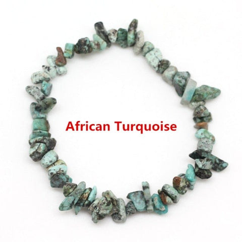 Real African Turquoise Stone bracelet from Almas Collections