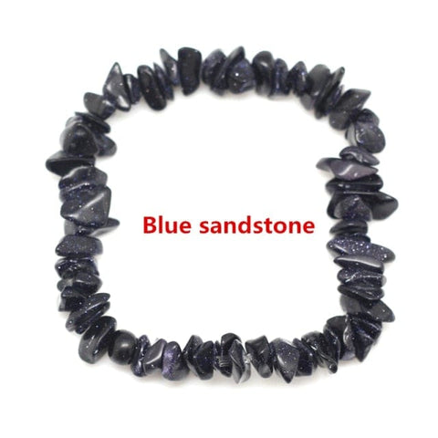 Blue sandstone bracelet from Almas Collections