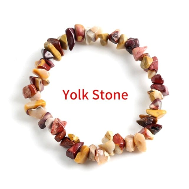 yolk stone bracelet from Almas Collections