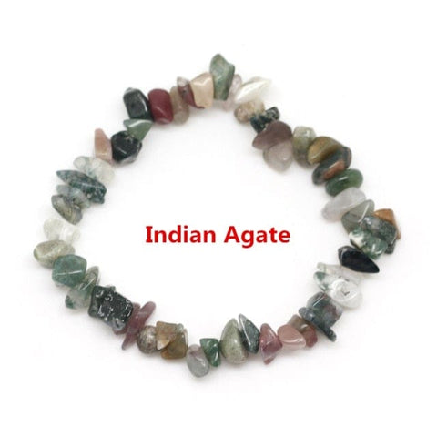 Image of Indian agate stone bracelet from Almas Collections