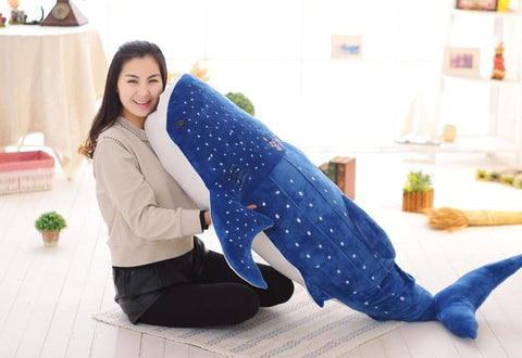 Image of Blue, Gray or Pink Whale Shark Plush Toys sizes 50-150cm  from Almas Collections