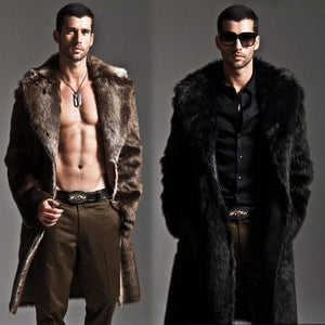 New Men's Faux Fur Coat AW1 Almas Collections 