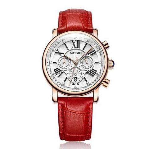 Image of New Women's Leather Strap Watch AW2 Almas Collections 