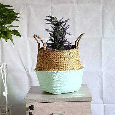 New Rattan Seagrass Wicker Basket Pot HM1 hm1 Almas Collections  Home decor
