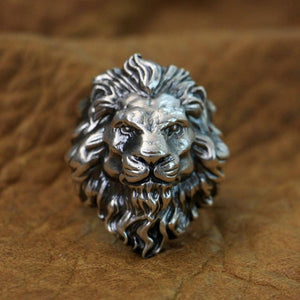 New Lion Real 925 Sterling Silver Ring NS3 IS1 IS2 VAL1 Almas Collections  men real 925 sterling silver ring
